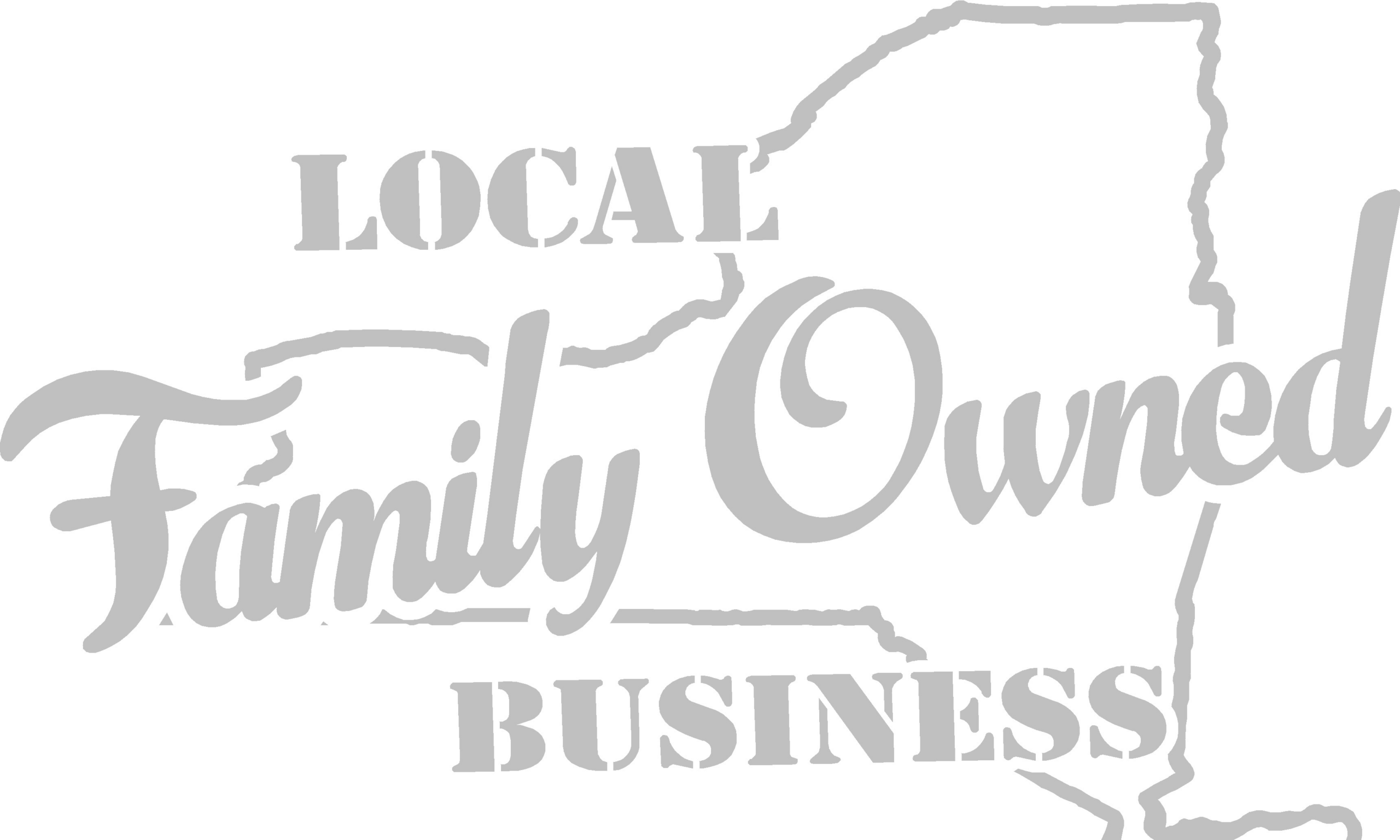 local owned family business logo 